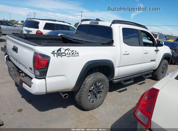 3TMCZ5AN4MM449386 2021 TOYOTA TACOMA Белый Задняя правая четверть