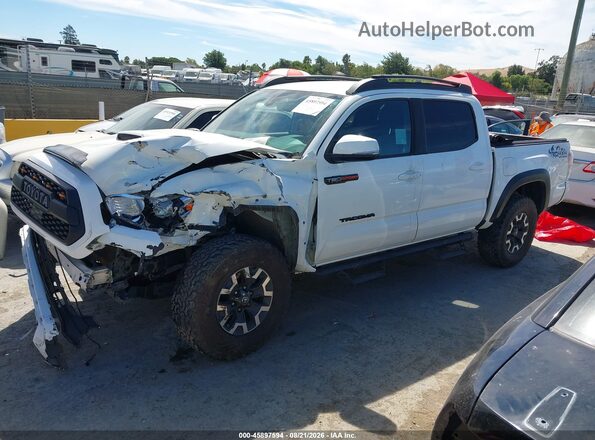 3TMCZ5AN4MM449386 2021 TOYOTA TACOMA Белый Передняя левая четверть
