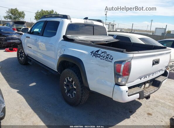 3TMCZ5AN4MM449386 2021 TOYOTA TACOMA Белый Задняя левая четверть