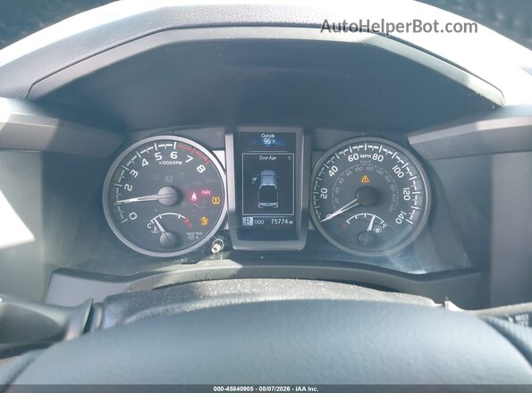 3TMCZ5AN4NM515713 2022 TOYOTA TACOMA Silver უკანა სავარძლების ხედი