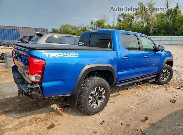 3TMCZ5AN5HM089017 2017 TOYOTA TACOMA Blue Trasero derecho