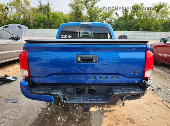 3TMCZ5AN5HM089017 2017 TOYOTA TACOMA Blue Vista trasera
