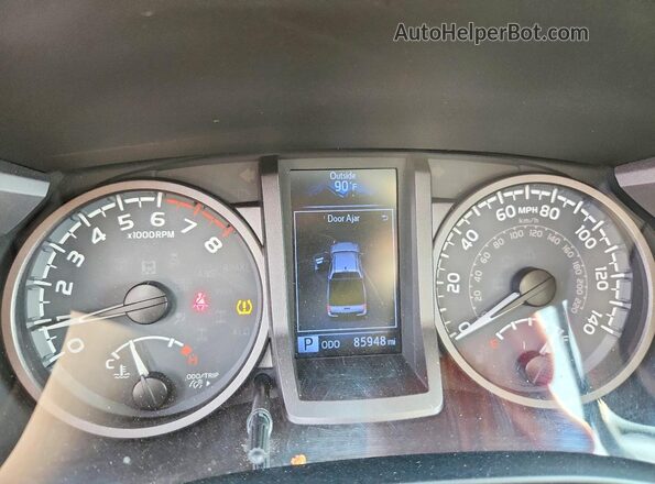 3TMCZ5AN5HM089017 2017 TOYOTA TACOMA Blue Vista del cuadro de instrumentos