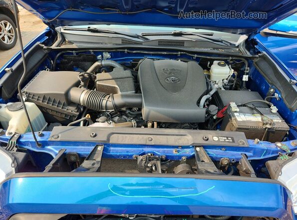 3TMCZ5AN5HM089017 2017 TOYOTA TACOMA Blue Vista interior trasera