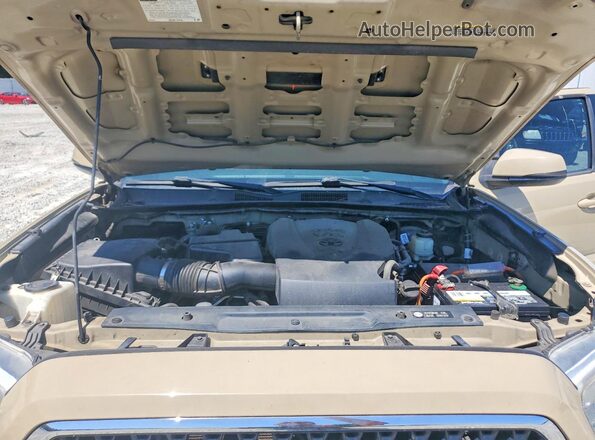 3TMCZ5AN5JM128775 2018 TOYOTA TACOMA Желто-коричневый Вид задней части салона
