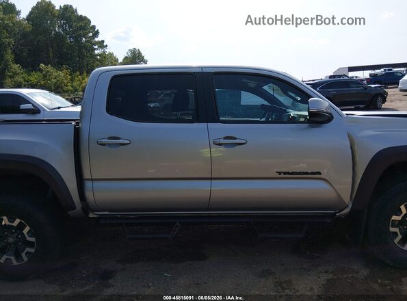 3TMCZ5AN5KM216808 2019 TOYOTA TACOMA Silver უკანა სალონის ხედი