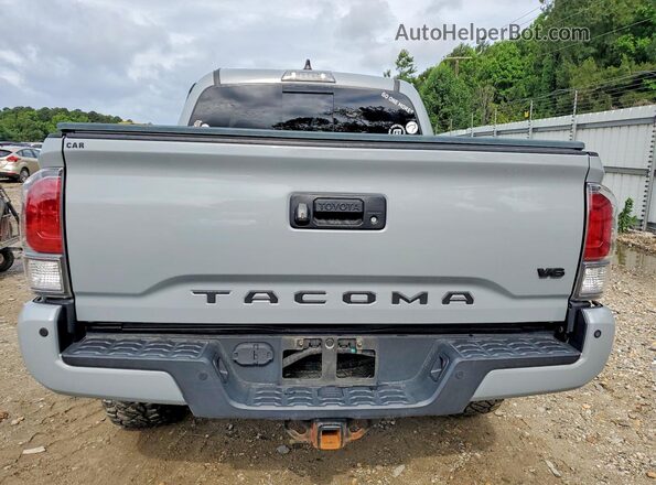 3TMCZ5AN5LM311757 2020 TOYOTA TACOMA Gray Rear view