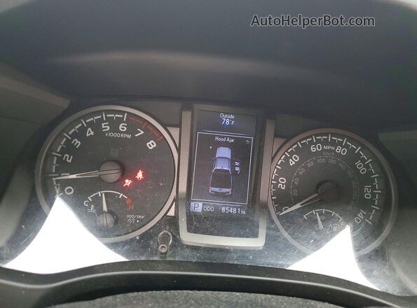 3TMCZ5AN5LM311757 2020 TOYOTA TACOMA Gray Instrument cluster view