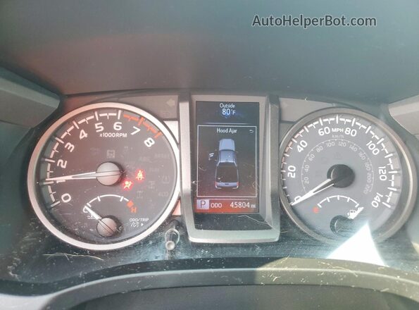 3TMCZ5AN5LM349814 2020 TOYOTA TACOMA Silver Widok zestawu wskaźników