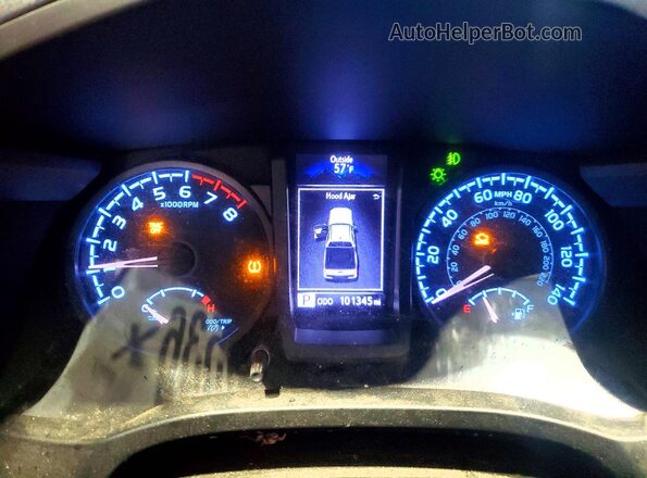 3TMCZ5AN5LM356181 2020 TOYOTA TACOMA Blue Vista del cuadro de instrumentos