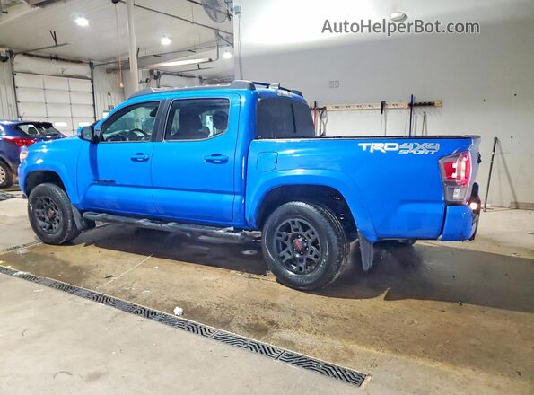 3TMCZ5AN5LM356181 2020 TOYOTA TACOMA Blue Trasero izquierdo