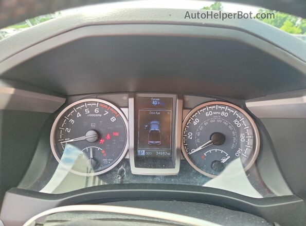 3TMCZ5AN5LM369237 2020 TOYOTA TACOMA Black ხელსაწყოთა პანელის ხედი