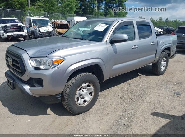 3TMCZ5AN5MM380305 2021 TOYOTA TACOMA Silver Vista tres cuartos delantera izquierda