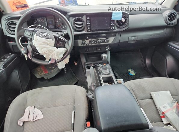 3TMCZ5AN5MM394818 2021 TOYOTA TACOMA White Dashboard view