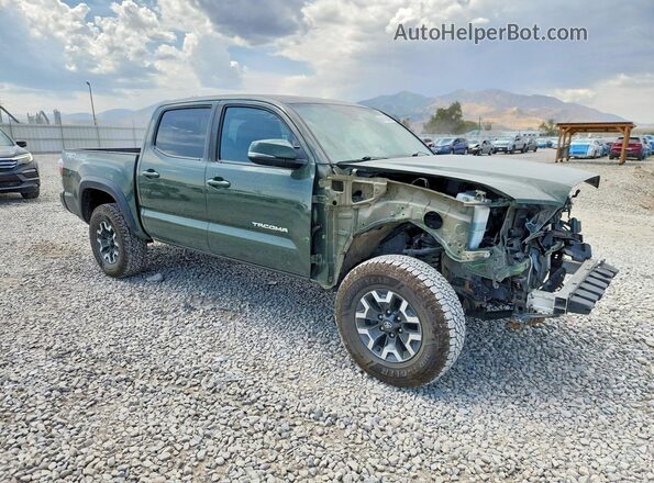 3TMCZ5AN5MM405462 2021 TOYOTA TACOMA Green Front right