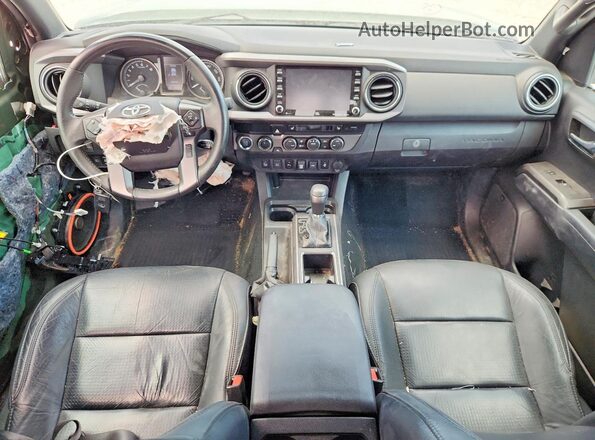 3TMCZ5AN5MM405462 2021 TOYOTA TACOMA Green Dashboard view