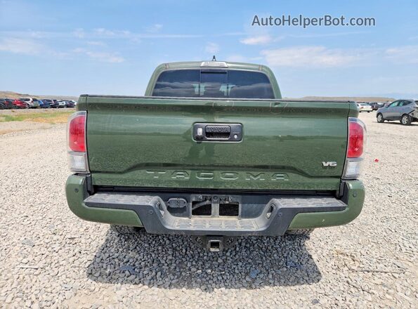 3TMCZ5AN5MM405462 2021 TOYOTA TACOMA Green Rear view