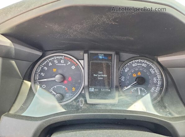 3TMCZ5AN5MM405462 2021 TOYOTA TACOMA Green Instrument cluster view