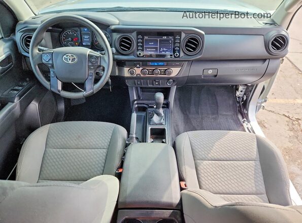 3TMCZ5AN5NM492443 2022 TOYOTA TACOMA Silver Dashboard view