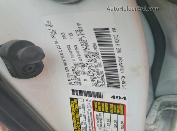 3TMCZ5AN5PM623602 2023 TOYOTA TACOMA White Vista del compartimento del motor