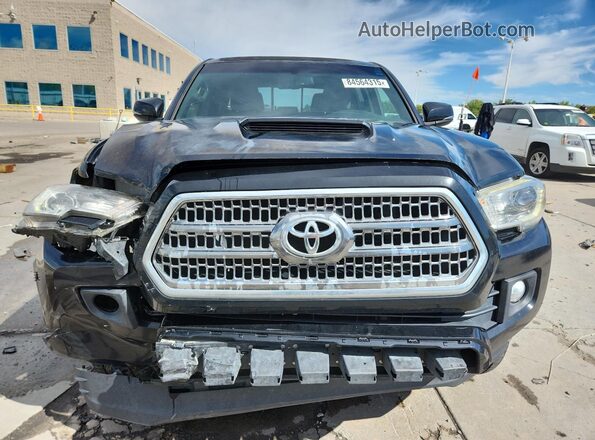 3TMCZ5AN6HM089138 2017 TOYOTA TACOMA Black Вид спереду