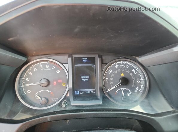 3TMCZ5AN6HM089138 2017 TOYOTA TACOMA Black Вид щитка приладів