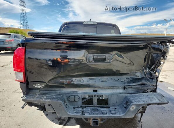 3TMCZ5AN6HM089138 2017 TOYOTA TACOMA Black Вид ззаду