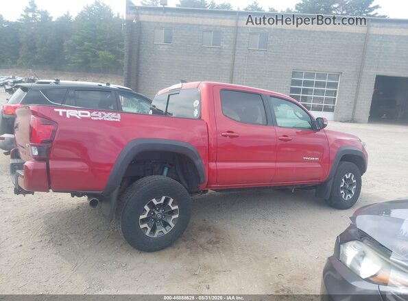 3TMCZ5AN6JM181064 2018 TOYOTA TACOMA Красный Панорамный вид салона 360°