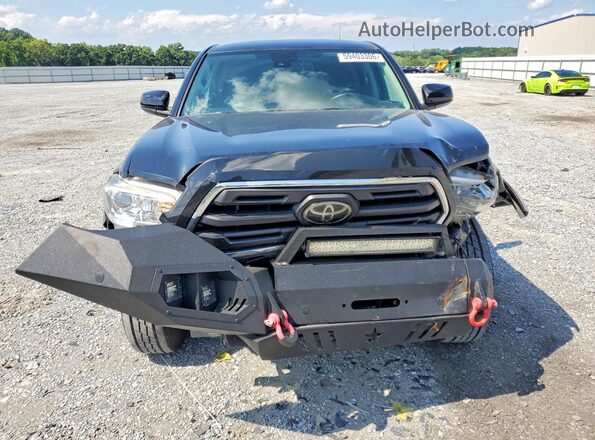 3TMCZ5AN6KM257948 2019 TOYOTA TACOMA Black წინა ხედი