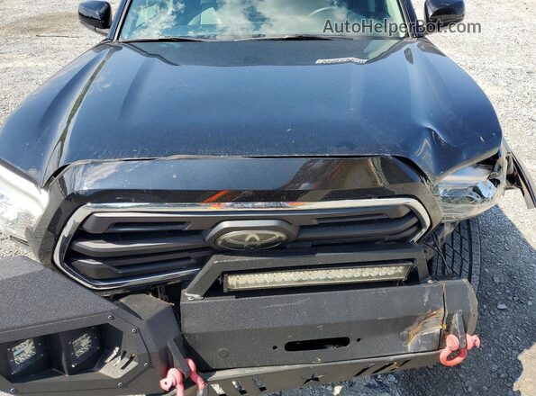 3TMCZ5AN6KM257948 2019 TOYOTA TACOMA Black უკანა სალონის ხედი