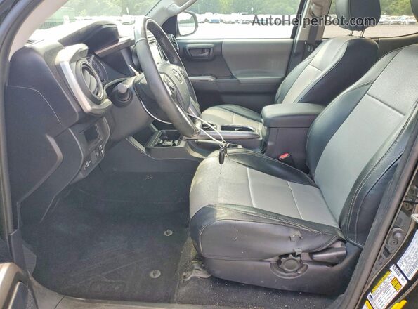 3TMCZ5AN6KM257948 2019 TOYOTA TACOMA Black წინა სალონის ხედი