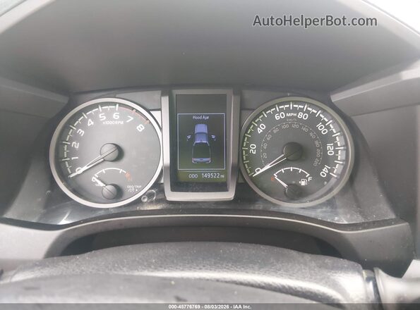 3TMCZ5AN6KM269677 2019 TOYOTA TACOMA Серый Вид задних сидений
