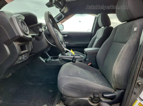 3TMCZ5AN6KM287483 2019 TOYOTA TACOMA Угольный Вид салона спереди