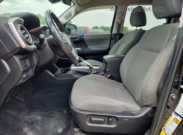 3TMCZ5AN6MM416213 2021 TOYOTA TACOMA Черный Вид салона спереди