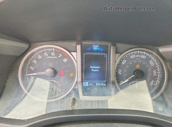 3TMCZ5AN6MM416213 2021 TOYOTA TACOMA Черный Вид щитка приборов