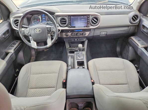 3TMCZ5AN6MM416213 2021 TOYOTA TACOMA Черный Вид панели приборов