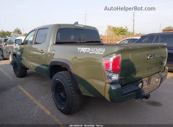 3TMCZ5AN6MM445467 2021 TOYOTA TACOMA Green უკანა მარცხენა