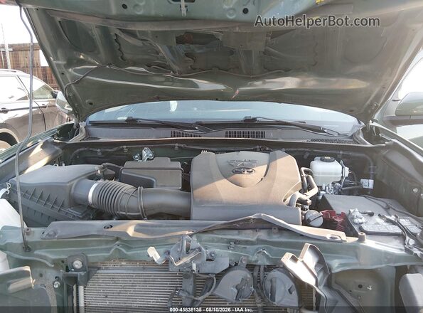 3TMCZ5AN6MM445467 2021 TOYOTA TACOMA Green უკანა ხედი