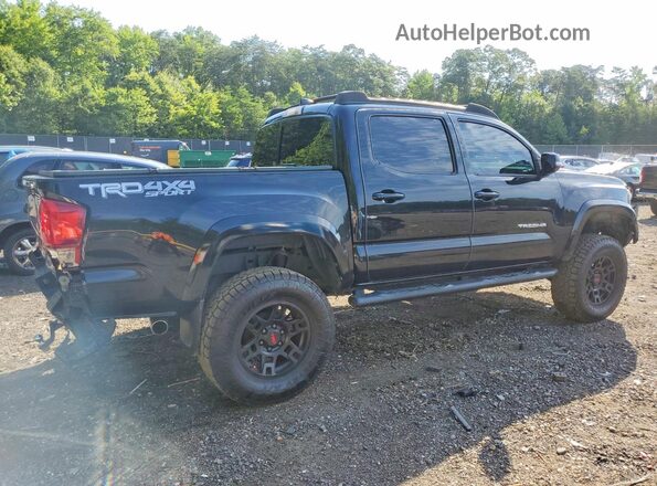 3TMCZ5AN7HM049702 2017 TOYOTA TACOMA Черный Задняя правая четверть