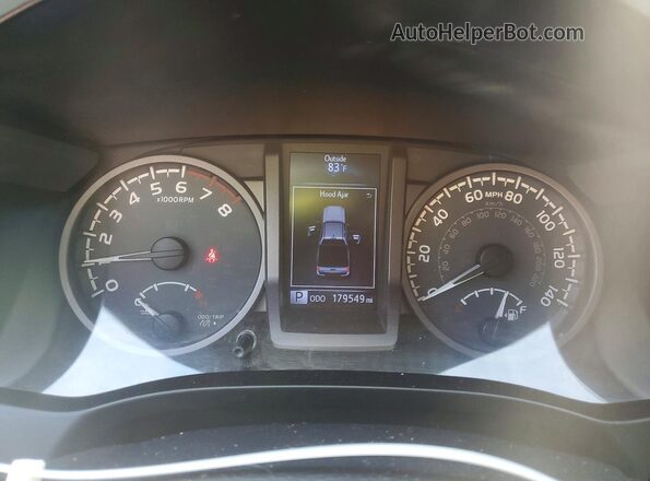 3TMCZ5AN7HM049702 2017 TOYOTA TACOMA Черный Вид щитка приборов
