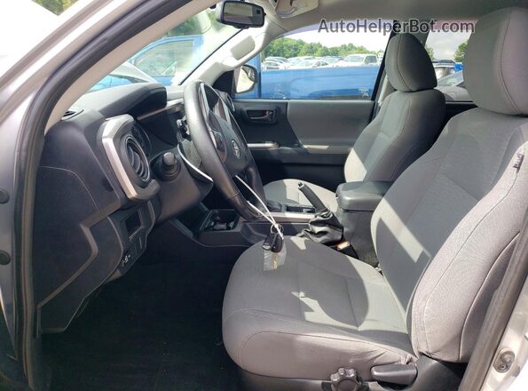 3TMCZ5AN7HM080464 2017 TOYOTA TACOMA Gray წინა სალონის ხედი