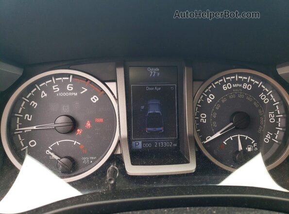 3TMCZ5AN7HM080464 2017 TOYOTA TACOMA Gray ხელსაწყოთა პანელის ხედი