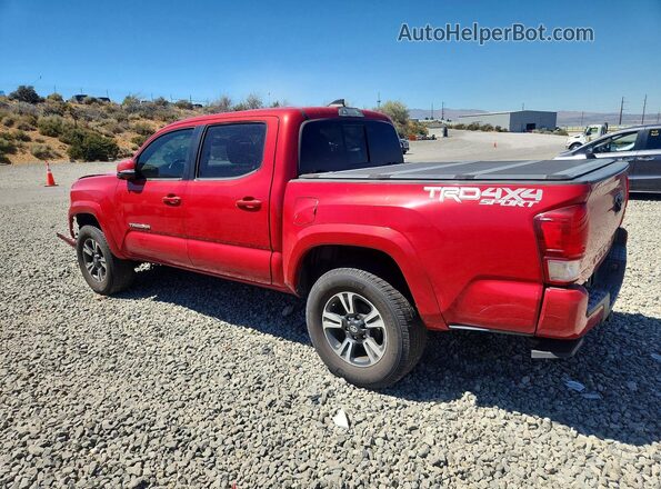 3TMCZ5AN7HM083977 2017 TOYOTA TACOMA Red Rear left