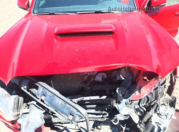 3TMCZ5AN7HM083977 2017 TOYOTA TACOMA Red Rear interior view