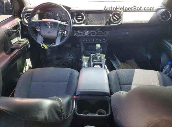 3TMCZ5AN7JM145237 2018 TOYOTA TACOMA Gray წინა პანელის ხედი