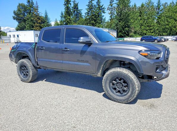 3TMCZ5AN7JM145237 2018 TOYOTA TACOMA Gray წინა მარჯვენა