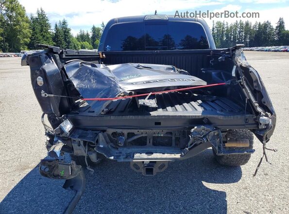 3TMCZ5AN7JM145237 2018 TOYOTA TACOMA Gray უკანა ხედი