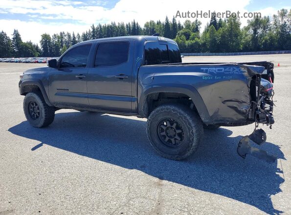 3TMCZ5AN7JM145237 2018 TOYOTA TACOMA Gray უკანა მარცხენა