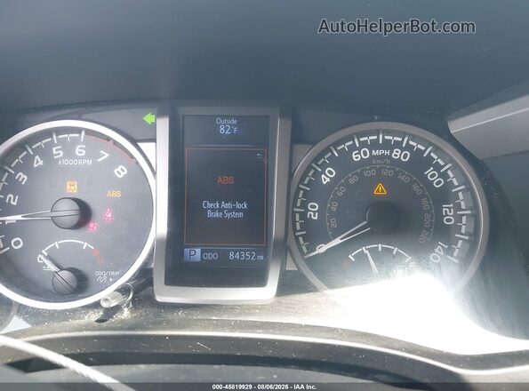 3TMCZ5AN7KM256436 2019 TOYOTA TACOMA Black Вид задніх сидінь