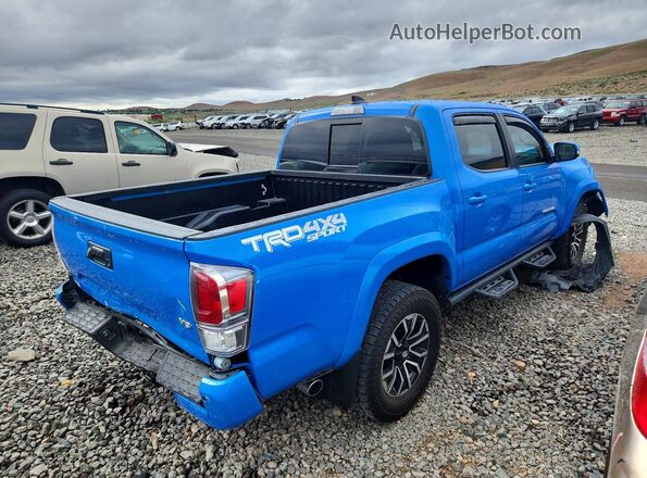 3TMCZ5AN7MM394495 2021 TOYOTA TACOMA Blue უკანა მარჯვენა